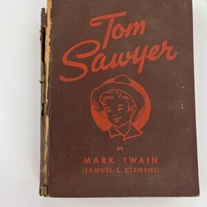 Mark Twain Samuel L. Clemens Tom Sawyer 1944 Whitman Publishing Co
